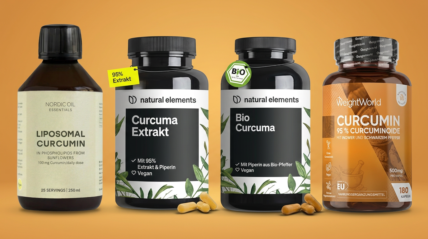Curcumin Produkt-Übersicht